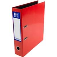 OXFORD Lever Arch File A4 70 mm Red 2 Rings Board, Paper High-Glossy