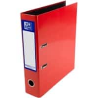 OXFORD Lever Arch File A4 70 mm Red 2 ring Board, Paper High-Glossy
