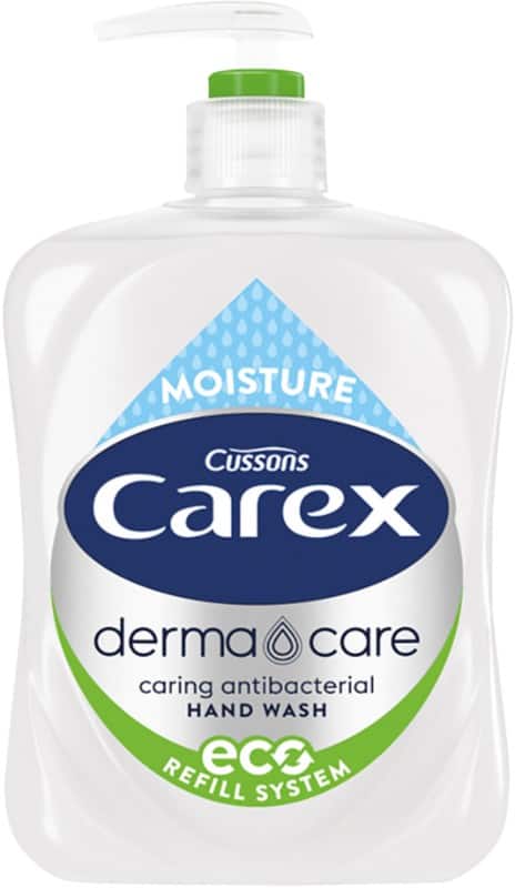 Carex Dermacare Hand Soap Antibacterial Liquid White 83457 500 ml