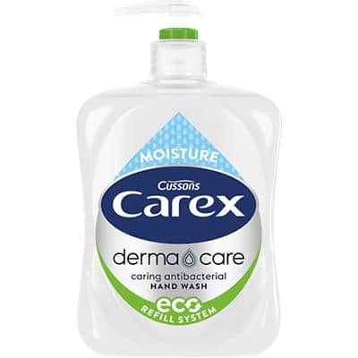 Carex Dermacare Hand Soap Antibacterial Liquid White 83457 500 ml