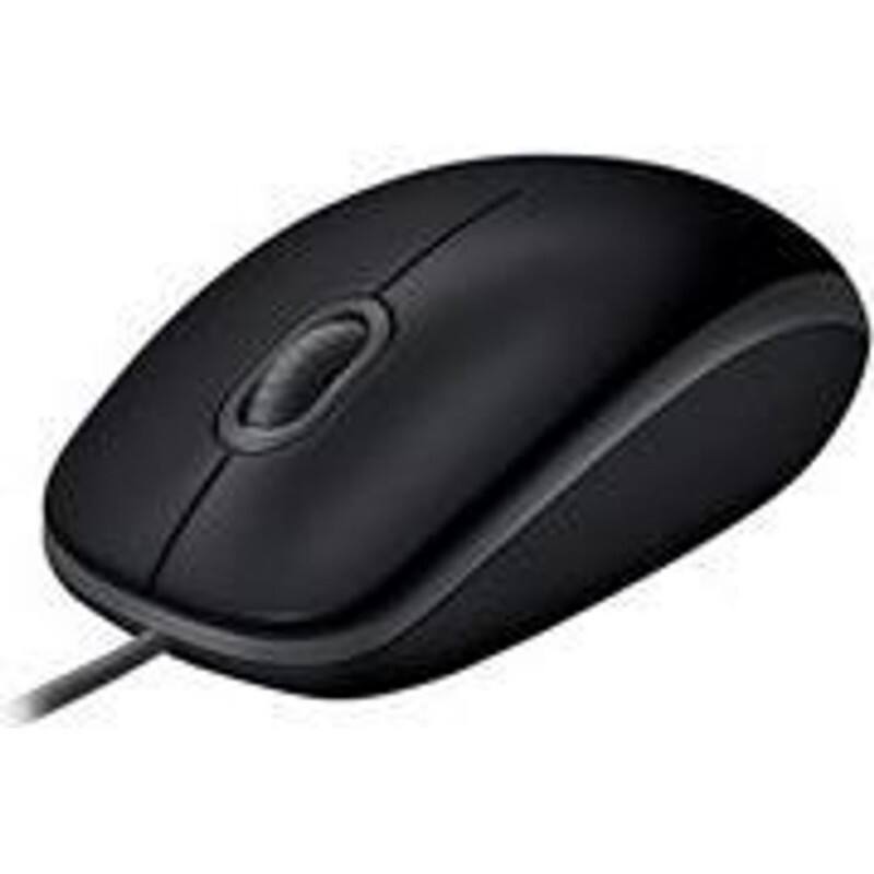 Logitech B110 Mouse Black Suitable For Lefthanded People