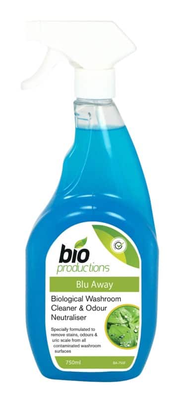 Bio-Productions Biological Washroom Cleaner Blue Away Mint fragrance 750ml