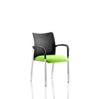 dynamic Academy Visitor Chair Fixed Armrest Green Academy 620 x 570 x 870 mm