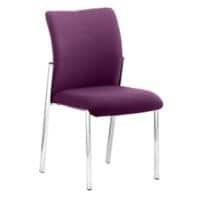 Dynamic Visitor Chair Academy Seat Tansy Purple Without Arms Fabric