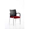 Dynamic Visitor Chair Fixed Armrest Academy Seat Ginseng Chilli
