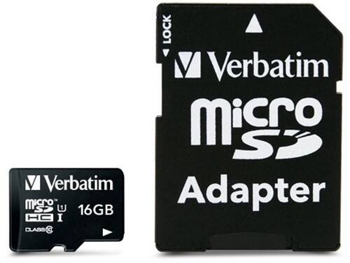 Verbatim Premium MicroSDHC Card 16 GB Class 10