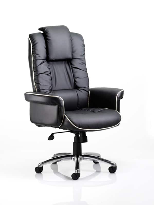 dynamic Chelsea Executive Chair Basic Tilt Bonded leather Fixed Armrest Black 110 kg Chelsea 830 x 780 x 1,290 mm