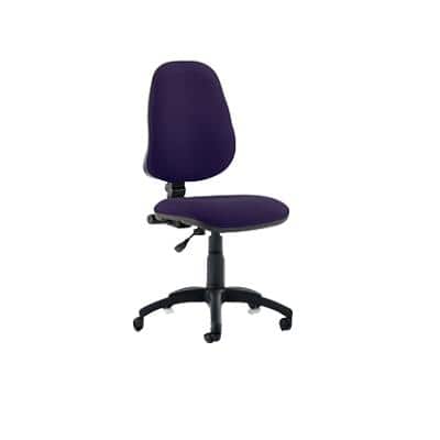 Dynamic Permanent Contact Backrest Task Operator Chair Without Arms Eclipse I Tansy Purple Seat Without Headrest High Back