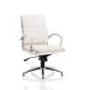 Dynamic Basic Tilt Executive Chair Fixed Arms Classic White Seat Without Headrest Medium Back
