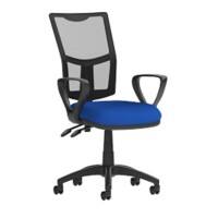 dynamic Eclipse II Operator Chair Permanent Contact Mesh Fabric Fixed Armrest Black, Blue 120 kg Eclipse II 600 x 600 x 970 mm
