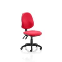 Dynamic Permanent Contact Backrest Task Operator Chair Without Arms Eclipse Plus II Stevia Blue Seat Without Headrest High Back
