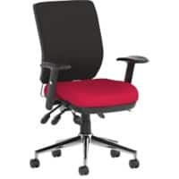 Dynamic Independent Seat & Back Task Operator Chair Height Adjustable Arms Chiro Bergamot Cherry Seat Without Headrest Medium Back