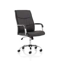 dynamic Executive Chair Basic Tilt Bonded leather Fixed Armrest Black 110 kg Carter Luxury 580 x 600 x 1,120 mm
