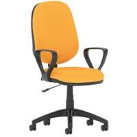 dynamic Eclipse I Operator Chair Permanent Contact Fabric Fixed Armrest Canary Yellow 120 kg Eclipse I 600 x 600 x 1,010 mm
