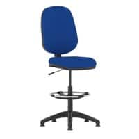 Dynamic Permanent Contact Backrest Task Operator Chair Without Arms Eclipse I Stevia Blue Seat Without Headrest High Back