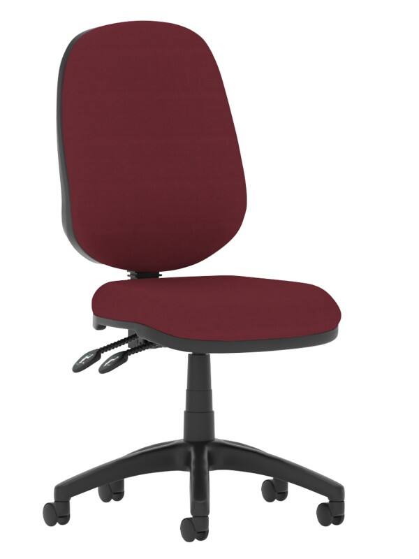 Dynamic Permanent Contact Backrest Task Operator Chair Without Arms Eclipse Plus II Ginseng Chilli Seat Without Headrest High Back