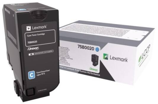 Lexmark Original Toner Cartridge 75B0020 Cyan