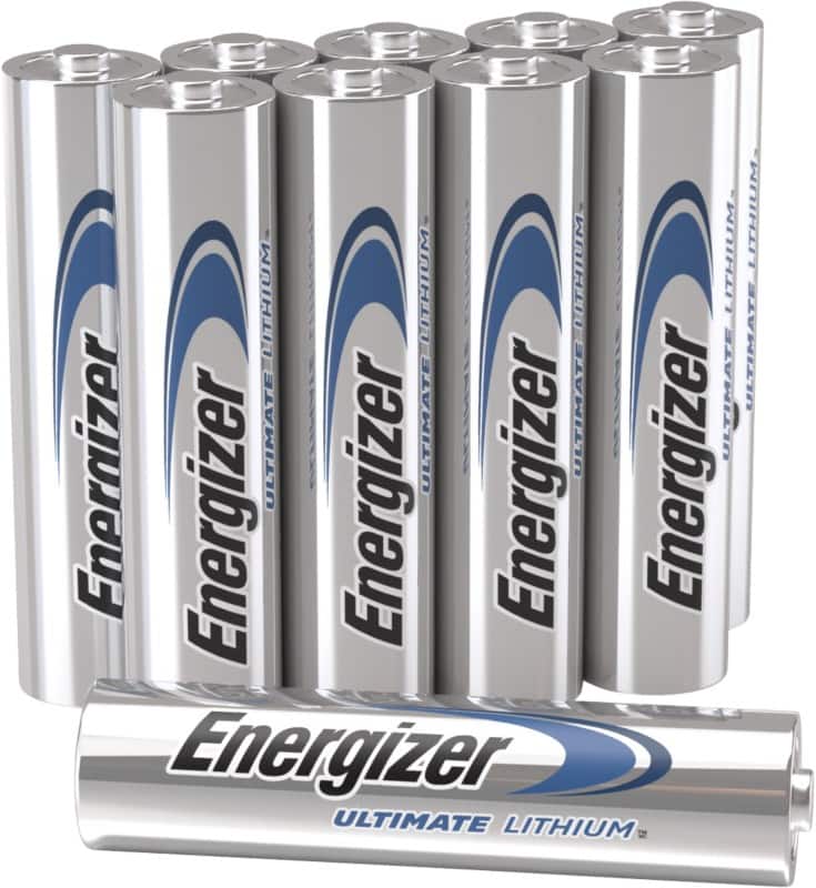 Energizer Battery Ultimate Lithium AAA 1500 mAh Lithium (Li) 1.5 V Pack of 10