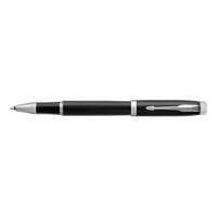 Parker IM Rollerball Pen Black Lacquered Barrel with Chrome Trim Fine Black