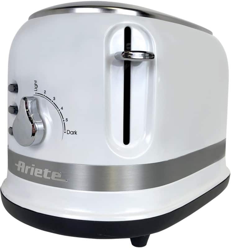 Ariete Moderna AR1493 2 slice toaster 6 Browning settings Metal White