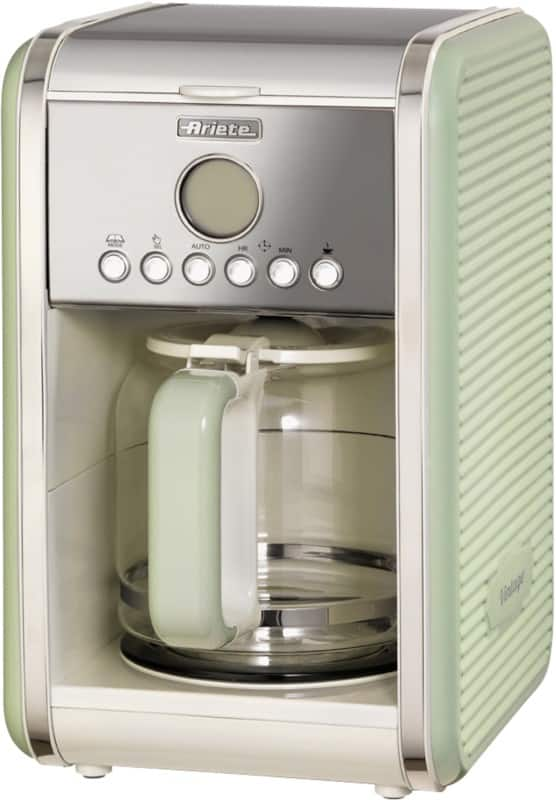 Ariete Vintage AR4204 Filter Coffee Machine 12 Cups Green