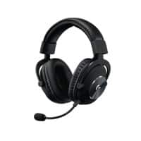 Logitech Headset PRO X Wired Stereo Headset Head Noise Cancelling Black