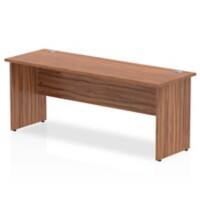 dynamic Impulse Straight Desk Rectangular Walnut Base panel 1,800 (W) x 600 (D) x 730 (H) mm MFC (Melamine Faced Chipboard)