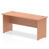 dynamic Impulse Straight Desk Rectangular Beech Base panel 1,600 (W) x 600 (D) x 730 (H) mm MFC (Melamine Faced Chipboard)
