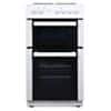 Statesman Twin Cavity FUSION50W Electric Cooker 2 Oven Shelves and 1 Tray Metal White