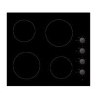 Statesman CHZ460D Ceramic Hob 9 Stage power settings Scott Glass Black