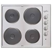 Statesman 4 Zone ESH630SS Electric Hob Overheat Protection Stainless Steel Silver