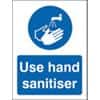 Stewart Superior Health and Safety Sign Use hand sanitiser Plastic Blue, White 20 x 15 cm