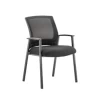 dynamic Metro Visitor Chair Fixed Armrest Black 115 kg Metro 600 x 510 x 870 mm