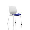 Dynamic Visitor Chair Without Arms Fabric Florence Seat Stevia Blue
