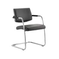 dynamic Havanna Visitor Chair Fixed Armrest Black 115 kg Havanna 560 x 660 x 840 mm