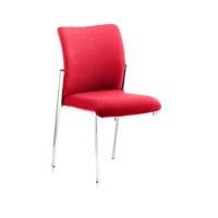 Dynamic Visitor Chair Academy Seat Bergamot Cherry Without Arms Fabric