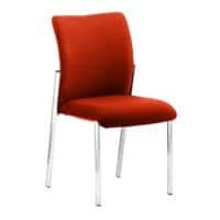 dynamic Academy Visitor Chair Without Armrest Seat Tabasco Orange 500 x 570 x 870 mm Fabric