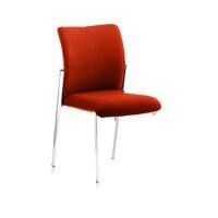 dynamic Academy Visitor Chair Without Armrest Seat Tabasco Orange 500 x 570 x 870 mm Fabric