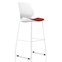 Dynamic Visitor Chair Florence Seat Without Arms Fabric Ginseng Chilli