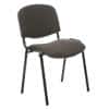 Dynamic Stacking Chair ISO Charcoal Without Arms Fabric Pack of 4