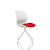 Dynamic Visitor Chair Florence Spindle Seat Bergamot Cherry Without Arms Fabric