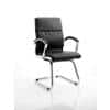 Dynamic Cantilever Chair Fixed Armrest Classic Seat Black