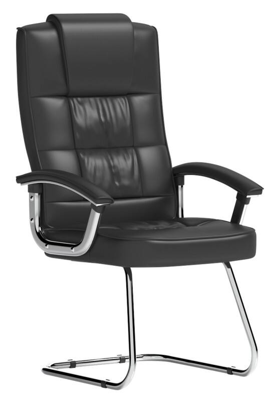 dynamic Moore Cantilever Chair Fixed Armrest Black 115 kg Moore Deluxe 680 x 680 x 1,130 mm