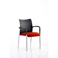 dynamic Academy Visitor Chair Fixed Armest Tabasco Orange 620 x 570 x 870 mm
