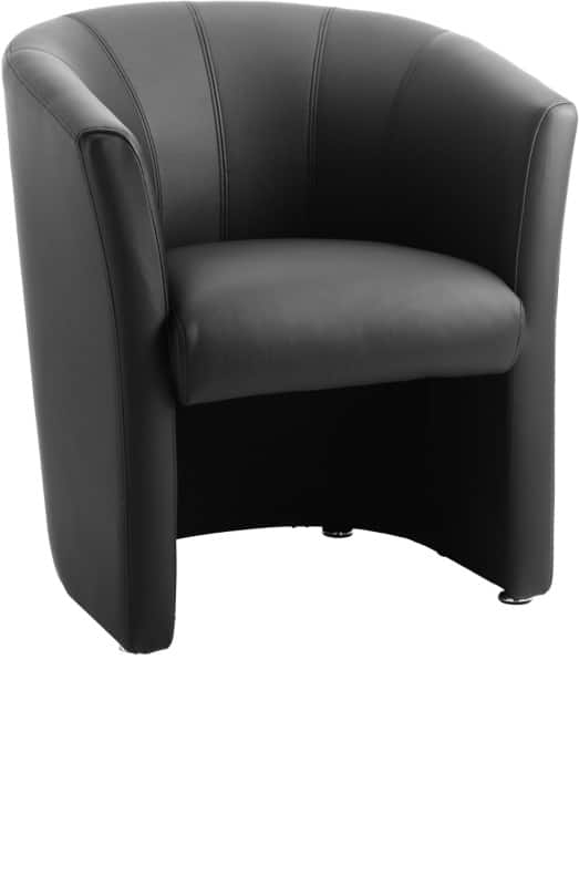 dynamic Neo Single Tub Chair Fixed Armrest Black 150 kg Neo 700 x 680 x 780 mm