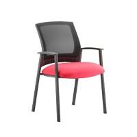 dynamic Metro Visitor Chair Fixed Armrest Bergamot Cherry 115 kg Metro 600 x 510 x 870 mm