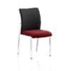 Dynamic Visitor Chair Academy Seat Ginseng Chilli Seat Black Back Without Arms Fabric