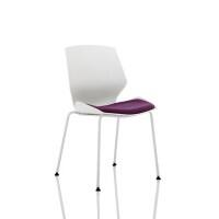 Dynamic Visitor Chair Florence Seat Tansy Purple Without Arms Fabric