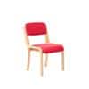 Dynamic Visitor Chair Madrid Seat Bergamot Cherry Without Arms Fabric