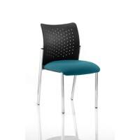 Dynamic Visitor Chair Academy Seat Maringa Teal Without Arms